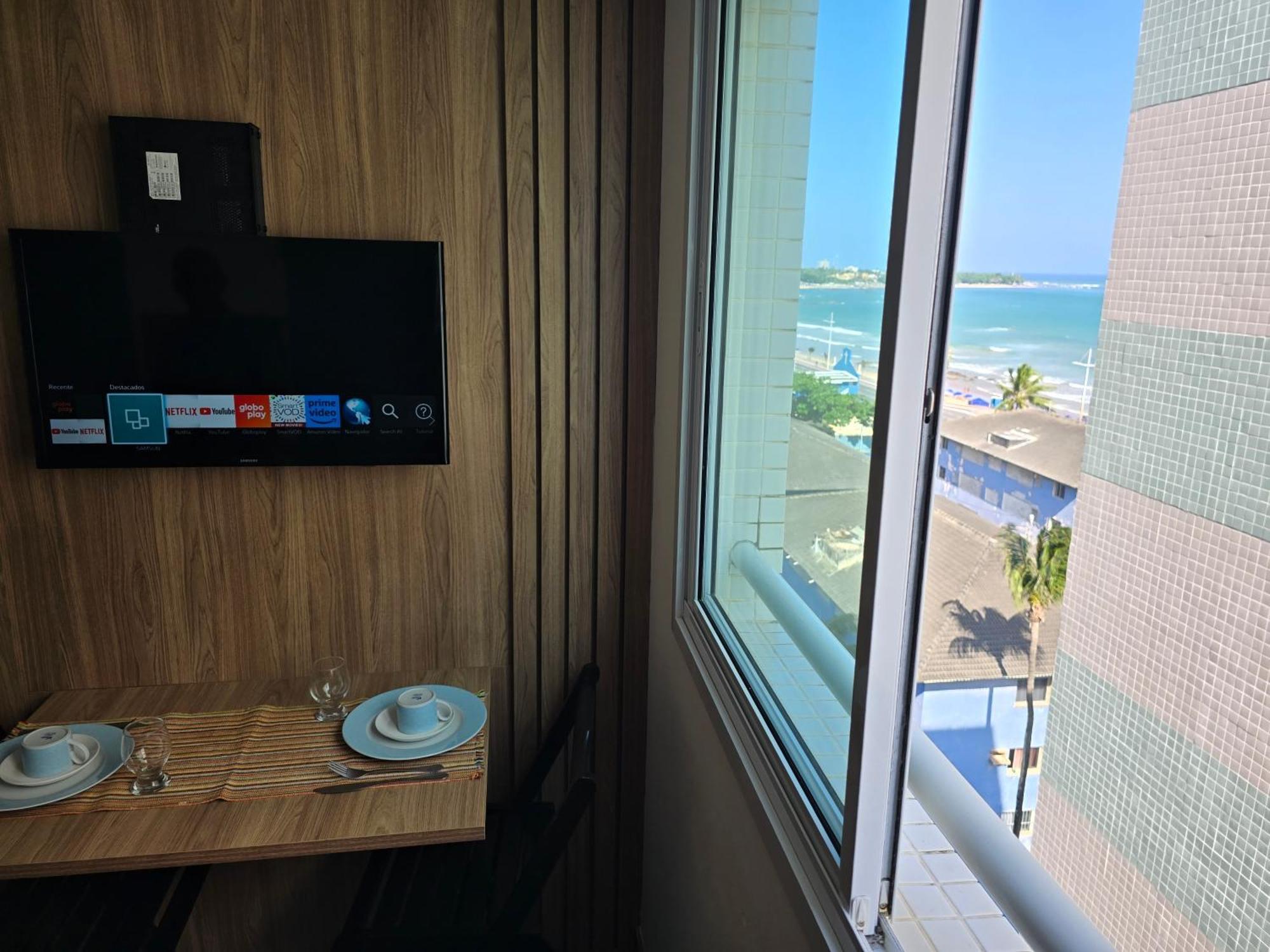 Апартаменты Loft Aconchegante, Vista Mar Lateral, Vaga Privativa Сальвадор Экстерьер фото